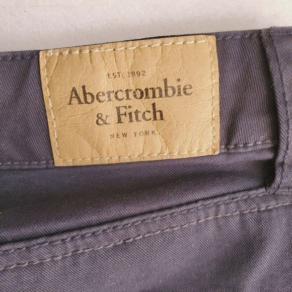 Abercrombie & Fitch size 12 Khaki Pants Navy Blue - Picture 8 of 8
